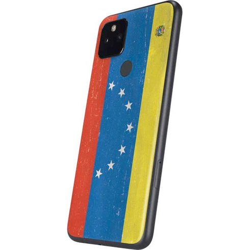 Venezuela Flag Distressed Google Pixel 5a Skin